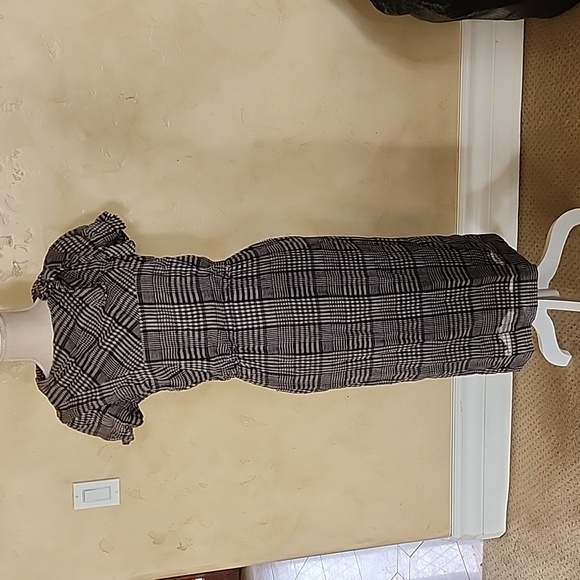 Georgia Bullock Vintage Houndstooth Dress - Picture 1 of 5